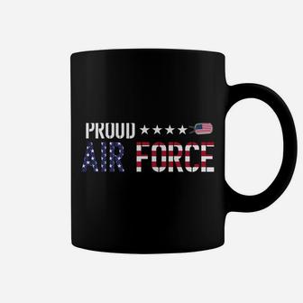 American Flag Proud Air Force Grandma Sweatshirt Coffee Mug | Crazezy