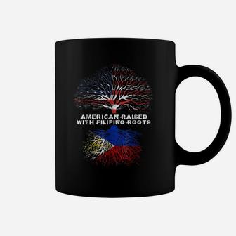 American Raised With Filipino Roots Philippines Coffee Mug | Crazezy DE