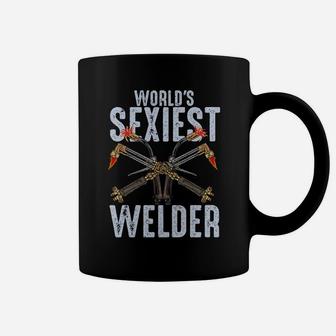 American Worlds Sexiest Welder Job Gift Tee Welder Coffee Mug | Crazezy
