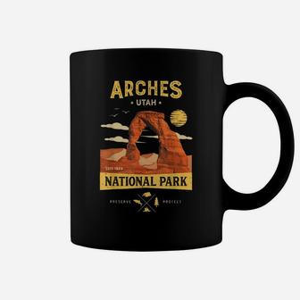 Arches National Park T Shirt Delicate Arch Vintage Utah Gift Coffee Mug | Crazezy DE