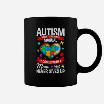 Autism Mom Shirt Women Autism Awareness Shirts Mom Cute Gift Coffee Mug | Crazezy
