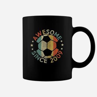 Awesome Since 2009 12th Birthday 12 Year Old Soccer Player Coffee Mug | Crazezy