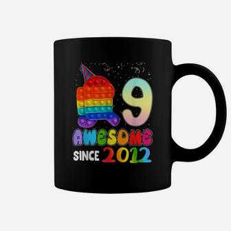 Awesome Since 2012 Among Pop It With Us 9Th Birthday Kids Coffee Mug | Crazezy DE