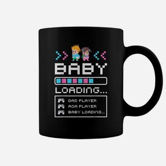 Baby Loading Gamer Shirt Cute Mom Dad Pregnancy Announcement Coffee Mug | Crazezy
