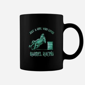 Barrel Racing Girl Love Horse Riding Rodeo Cowgirl Gift Coffee Mug | Crazezy UK