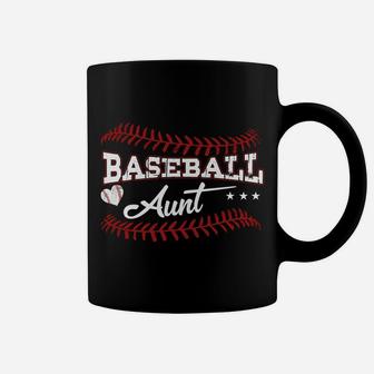 Baseball Aunt Softball Aunt Funny Gift For Mothers Day Tee Coffee Mug | Crazezy
