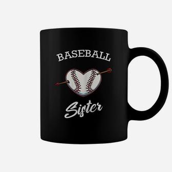 Baseball Sister Softball Lover Proud Supporter Coach Player Coffee Mug | Crazezy UK