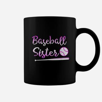 Baseball Sister Summer Gift For Sports Girls Coffee Mug | Crazezy