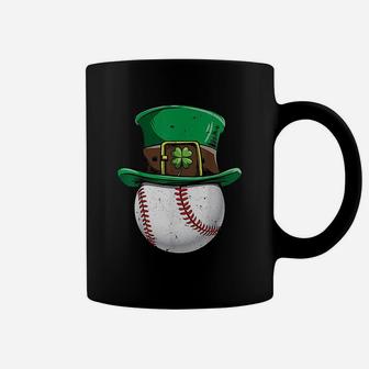Baseball St Patricks Day Boys Men Ball Leprechaun Catcher Coffee Mug | Crazezy CA