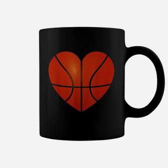 Basketball Heart Valentine Day Teacher Coffee Mug | Crazezy UK