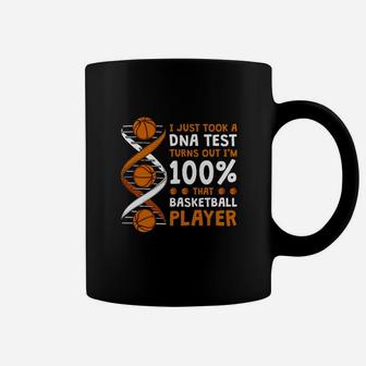 Basketball It's In My Dna Funny Player Coach Team Sport Funny Gift Coffee Mug | Crazezy AU