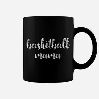 Basketball Mama Cute Tee For Sports Mom In Team Colors Coffee Mug | Crazezy