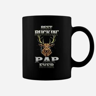 Best Buckin' Pap Ever Deer Hunting Bucking Father Grandpa Coffee Mug | Crazezy CA
