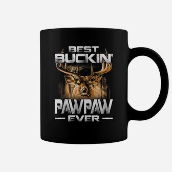 Best Buckin' Pawpaw Ever Tee Deer Hunting Bucking Father Coffee Mug | Crazezy