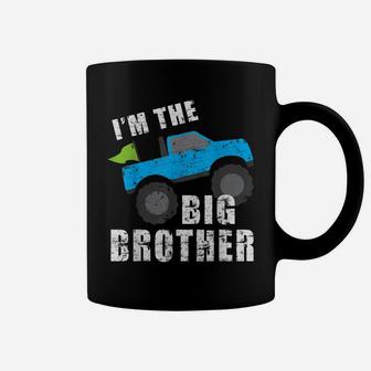 Big Brother Monster Truck Youth And Toddler Shirt Boys Coffee Mug | Crazezy