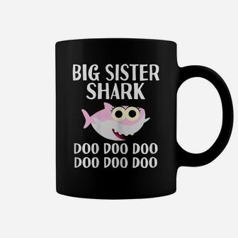 Big Sister Shark Doo Doo Christmas Gift Family Pjs & Coffee Mug | Crazezy UK