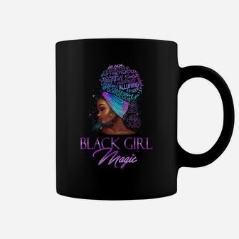Black Girl Magic Pride Proud Excellence Woman Natural Hair Coffee Mug | Crazezy