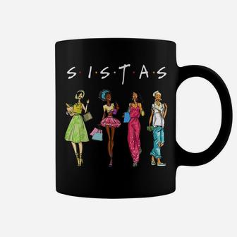 Black Sistas Queen Melanin African American Women Pride Coffee Mug | Crazezy AU