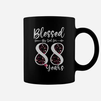 Blessed By God For 88 Years Old 88Th Birthday Gift For Women Sweatshirt Coffee Mug | Crazezy AU