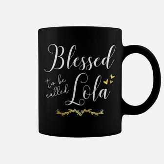 Blessed To Be Called Lola Filipino Grandma Christmas Gifts Coffee Mug | Crazezy CA