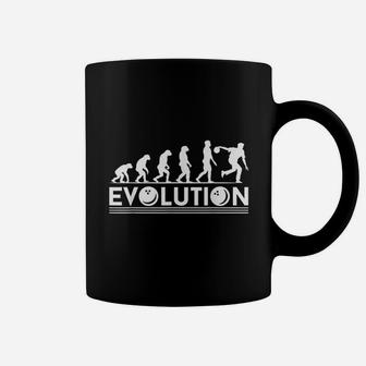 Bowling Evolution Funny Bowler Biology Sports Science Coffee Mug | Crazezy AU