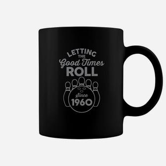 Bowling Gift For 61 Year Old 1960 61st Birthday Bowler Coffee Mug | Crazezy AU