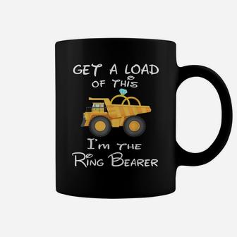 Boys Wedding I'm The Ring Bearer Truck Gifts Kids Coffee Mug | Crazezy