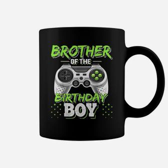 Brother Of The Birthday Boy Matching Video Game Birthday Coffee Mug | Crazezy