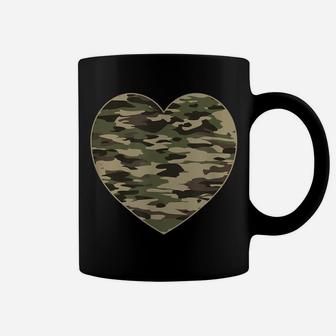 Camo Heart Valentines Day Gifts Camoflauge Military Tactical Coffee Mug | Crazezy