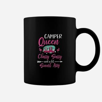 Camper Queen Classy Sassy Smart Assy Camping Rv Gift Coffee Mug | Crazezy AU
