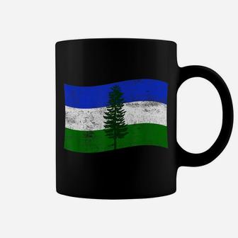 Cascadia Flag Doug Fir Pacific Northwest Pnw Canada Forest Coffee Mug | Crazezy