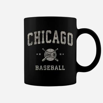 Chicago Vintage Baseball Throwback Retro Design Coffee Mug | Crazezy CA