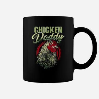 Chicken Daddy Chicken Dad Farmer Gift Poultry Farmer Coffee Mug | Crazezy AU