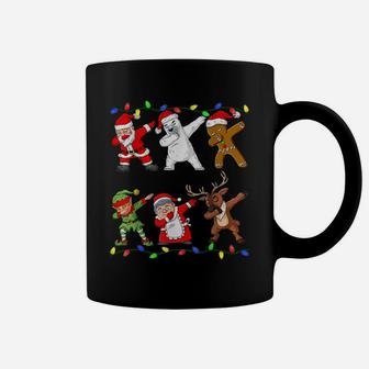Christmas Dabbing Santa Elf And Friends Boys Kids Dab Xmas Coffee Mug | Crazezy