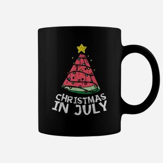 Christmas In July Watermelon Xmas Tree Summer Men Women Kids Coffee Mug | Crazezy DE