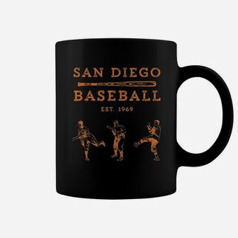 Classic San Diego Baseball Fan Retro Vintage Design Coffee Mug | Crazezy