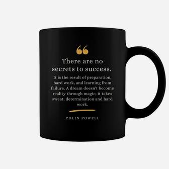 Colin Powell Leadership Quote Secrets To Success Coffee Mug | Crazezy UK