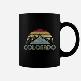 Colorado Retro Vintage Mountains Nature Hiking Coffee Mug | Crazezy