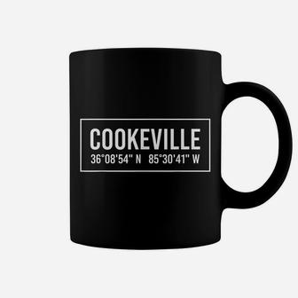 COOKEVILLE TN TENNESSEE Funny City Coordinates Home Gift Coffee Mug | Crazezy