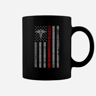 Corpsman Gift 8404 Flag - Title Doc - Gift For Corpsman Coffee Mug | Crazezy