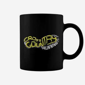 Cross Country Running Shoe Imprint Cc Runner Gift Idea Coffee Mug | Crazezy