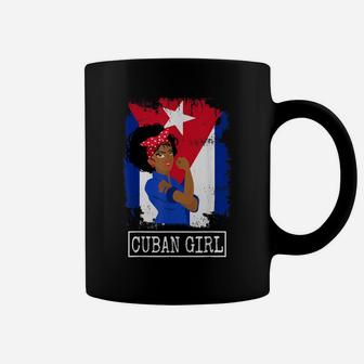 Cuban Girl Strong Cubanita Free Cuba Flag For Girls Women Coffee Mug | Crazezy CA