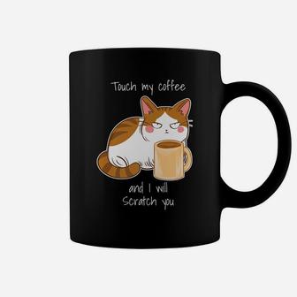 Cute Angry Cat Coffee Monday Caffeine Coffee Mug | Crazezy UK