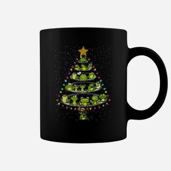 Cute Frog Christmas Tree Gift Decor Xmas Tree Coffee Mug | Crazezy