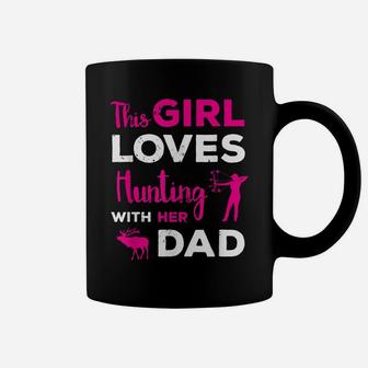 Cute Girls Hunting Gift Dad Daughter Hunting Buddy Hunter Coffee Mug | Crazezy