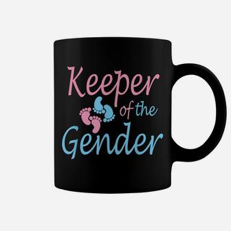 Cute Keeper Of Gender Shirt - Baby Reveal Party Gift Idea Coffee Mug | Crazezy