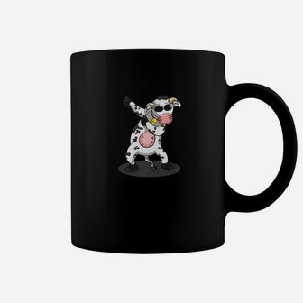 Dabbing Dancing Cow Funny Dabbing Animal Gif Coffee Mug | Crazezy