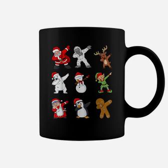 Dabbing Santa Claus And Friends Christmas Boys Girls Coffee Mug | Crazezy DE