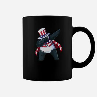 Dabbing Uncle Sam Panda Shirt Dab Dance 4th Of July Coffee Mug | Crazezy DE