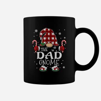 Dad Gnome Buffalo Plaid Christmas Tree Family Xmas Coffee Mug | Crazezy